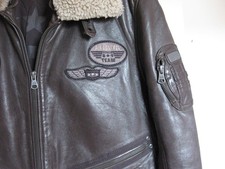 Bomberjacke aus echtem Leder