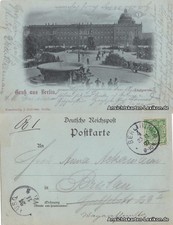 Ansichtskarte Mitte-Berlin Lustgarten - Mondscheinlitho 1897