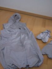 Eisbärkostum Gr. 128 selfmade  hellgrau 