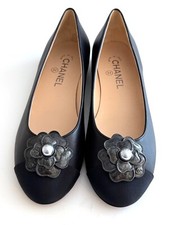Chanel Ballerinas Schwarz 38,5