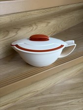 Tupperware Thermo-Duo Sauciere creme / orange 550 ml ohne Saucen-Löffel