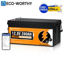 12V 280Ah Bluetooth LiFePO4