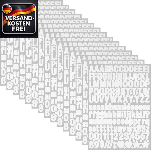 Klebebuchstaben set - klebebuchstaben, 15