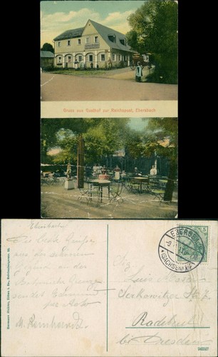 Postkarte ebersbach - postkarte,