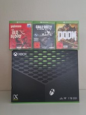 Xbox Series X Konsole in OVP mit Controller + 3 Spiele | Wolfenstein, Doom, CoD