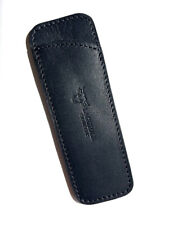 Laguiole En Aubrac Stecketui, Leder schwarz, 13x4,5 cm für 12cm Taschenmesser