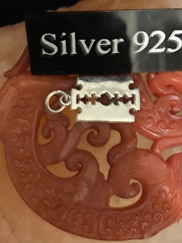 Massiver silber rasierklingen - massiver,