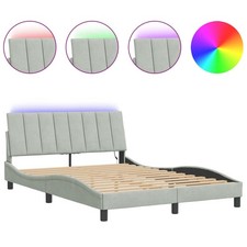 Design bettgestell mit led - bettgestell,