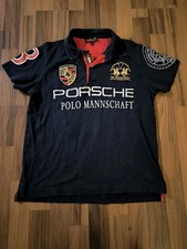 Porsche Shirt Poloschirt La Martina T-Shirt Polomanschaft Gr. M Dunkelblau