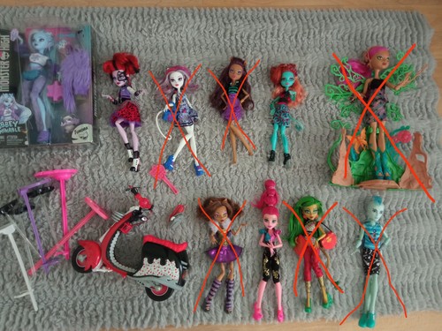 Mattel monster high doll set - mattel,