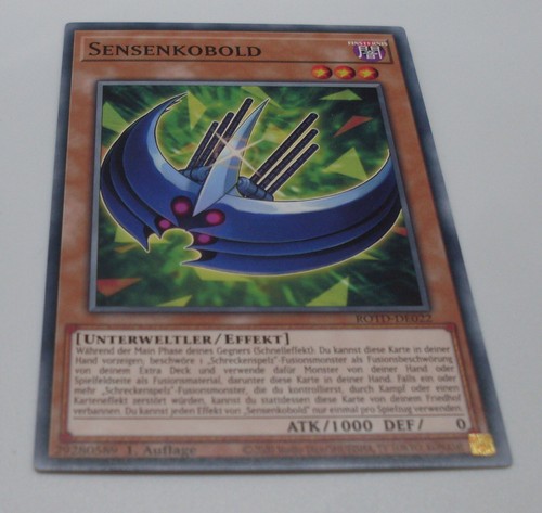 Karte sensenkobold - yu-gi-oh,