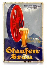 Altes emailleschild - altes,