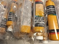 10 Flaschen decotric Decolor Bunte Abtönfarbe Goldocker - 750 ml I Dispersionsf