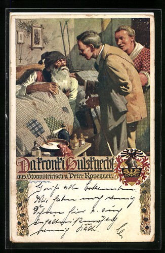 Künstler richard assmann - künstler-ak,