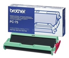 Original brother PC-75 Faxrolle Thermo Druck Folie schwarz für FAX T 102 104 106