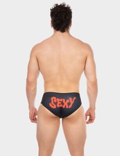 barcode Berlin - Swim Brief SEXY schwarz Badehose gay 92487/103 BRANDNEU