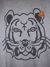Orig. KENZO Pullover Sweater Sweatshirt grau 2XL XXL Neu