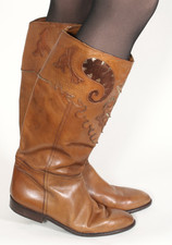 Damenstiefel Lederstiefel