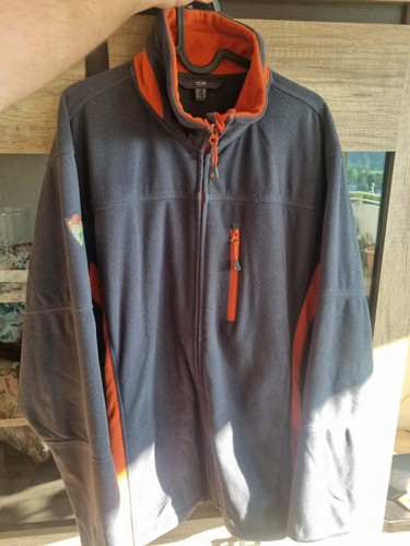 Grau orange fleece jacke - fleece-jacke, von