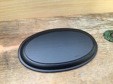 HOLZSOCKEL OVAL SCHWARZ - FÜR