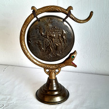 Tisch Gong Messing Vintage