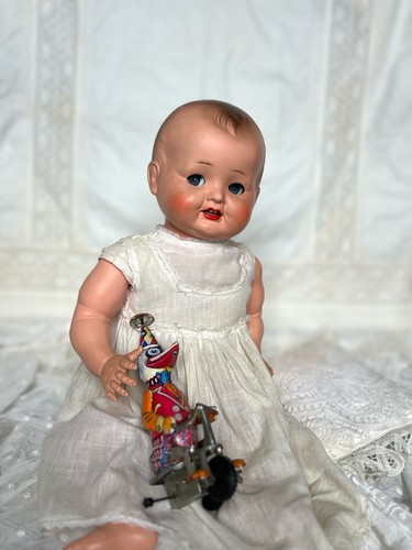 Antike große babypuppe franz - große,