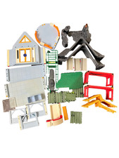 Playmobil Konvolut Ersatzteil Zoo Tierklinik Streichelzoo Zaun Gebäudeteile