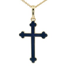 Fabergé 18k Yellow Gold Cross