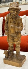 Geschnitzte Figur - Bauer mit