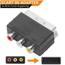 Scart Adapter TV AV Adapter 3