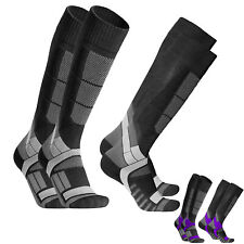 1 Paar - HIGH Performance Skisocken 4.0 Wintersport Thermosocken + POLSTERUNG