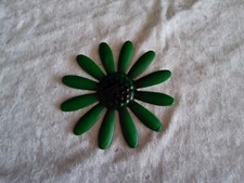 Wand-Deko/Blume/neu/Metall/dun