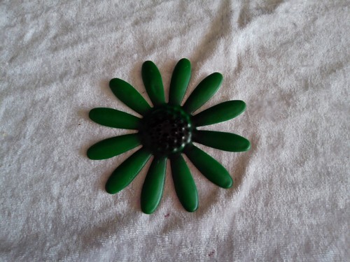 Wand-Deko/Blume/neu/Metall/dun