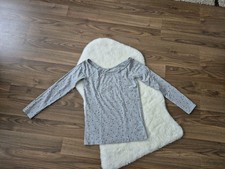 Grau Gepunktetes Langarmshirt edc by Esprit