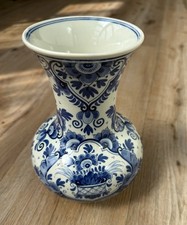 Delft Vase antik blau weiß