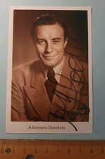Johannes Heesters original Autogramm