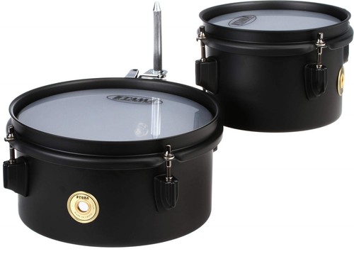 Tama black steel mini timbales - tama,