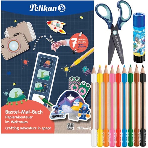 Pelikan bastelbuch malbuch set - pelikan,