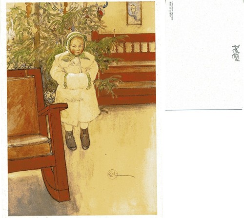 Carl larsson mädchen im - ak,
