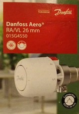 Thermostatkopf Danfoss Aero  RA/VL 25mm weiß 015G4550 