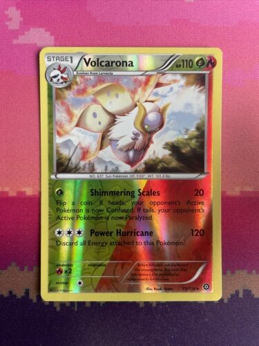 Pokemon karte volcarona - pokemon, steam