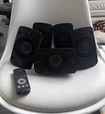 Logitech Z906 5x Lautsprecher mit Fernbedienung