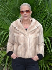 A5474 NERZJACKE ECHT PELZ