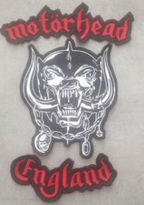 Selbst gestickten Backpatch von Motörhead 3 Teilig 