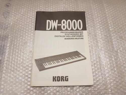 Korg 8000 manual - dw,