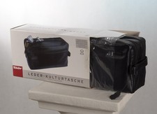 Echt Leder Kulturtasche aus Schafs-Nappaleder handschuhweiches Leder unbenutzt