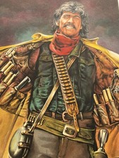 Originalzeichnung für Titelbild RONCO von Günther König mit JAMES COBURN Cover