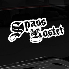 Spaß Kostet Sticker Dekor