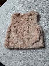 H & M Mädchen Weste Gr.110 Kuschel warme Fellweste Modische Kuschelige Jacke Top