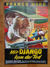 Filmplakat / movie poster  A1 EA Mit Django kam der Tod   Franco Nero